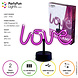 PartyFunLights Pinke LED-Neon-Liebeslampe, batterie- oder USB-betrieben PartyFunLights Pinke LED-Neon-Liebeslampe, batterie- oder USB-betrieben