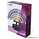 PartyFunLights Meerkleurige LED-neonregenbooglamp op batterijen of USB. PartyFunLights Meerkleurige LED-neonregenbooglamp op batterijen of USB.