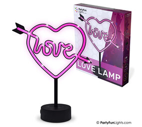 PartyFunLights LED Neon Love Lamp