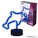 PartyFunLights Blauwe LED-neon dolfijnlamp op batterijen of USB.