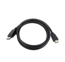 DisplayPort - HDMI, 1.8m 1,8 m HDMI A Zwart