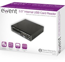 Eminent 3.5'' Internal Cardreader geheugenkaartlezer USB 2.0