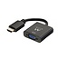 Ewent EW9864 video kabel adapter 0,2 m HDMI VGA, 3.5mm Zwart