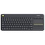 Logitech K400 Plus toetsenbord RF Draadloos QWERTY Nederlands Zwart