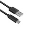 ACT AC7350 USB-kabel 1 m USB 2.0 USB C USB A Zwart