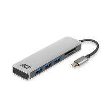 AC7051 USB-C Hub 3 port en cardreader