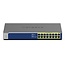 Netgear NETGEAR GS516PP Unmanaged Gigabit Ethernet (10/100/1000) Power over Ethernet (PoE) Blauw, Grijs