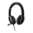 Logitech H540 USB Computer Headset Met high-definition geluid en knoppen op het oorstuk