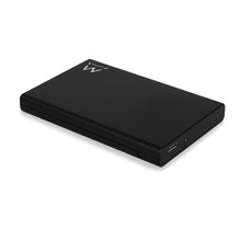EW7072 behuizing voor opslagstations HDD-/SSD-behuizing Zwart 2.5"