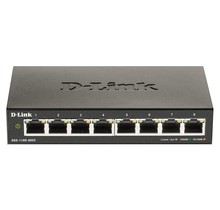 D-Link DGS-1100-08V2 netwerk-switch Managed L2 Gigabit Ethernet (10/100/1000) Zwart