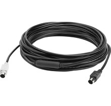 GROUP 10m Extender Cable PS/2-kabel 6-p Mini-DIN Zwart