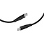 Mobiparts USB-C to USB-C Braided Cable 2A 1m Black (Bulk)