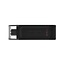 Kingston Technology DataTraveler 70 USB flash drive 64 GB USB Type-C 3.2 Gen 1 (3.1 Gen 1) Zwart