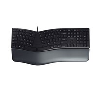 CHERRY KC 4500 ERGO toetsenbord USB QWERTY Amerikaans Engels Zwart