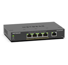 GS305EP Managed L2/L3 Gigabit Ethernet (10/100/1000) Power over Ethernet (PoE) Zwart