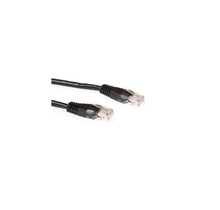 Zwarte 3 meter UTP CAT5E patchkabel met RJ45 connectoren