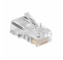 AC4110 kabel-connector RJ45 Zilver, Transparant