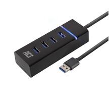 AC6300 interface hub USB 3.2 Gen 1 (3.1 Gen 1) Type-A 5000 Mbit/s Zwart