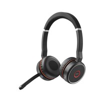 Evolve 75 Headset draadloos Hoofdband Oproepen/muziek Bluetooth Zwart