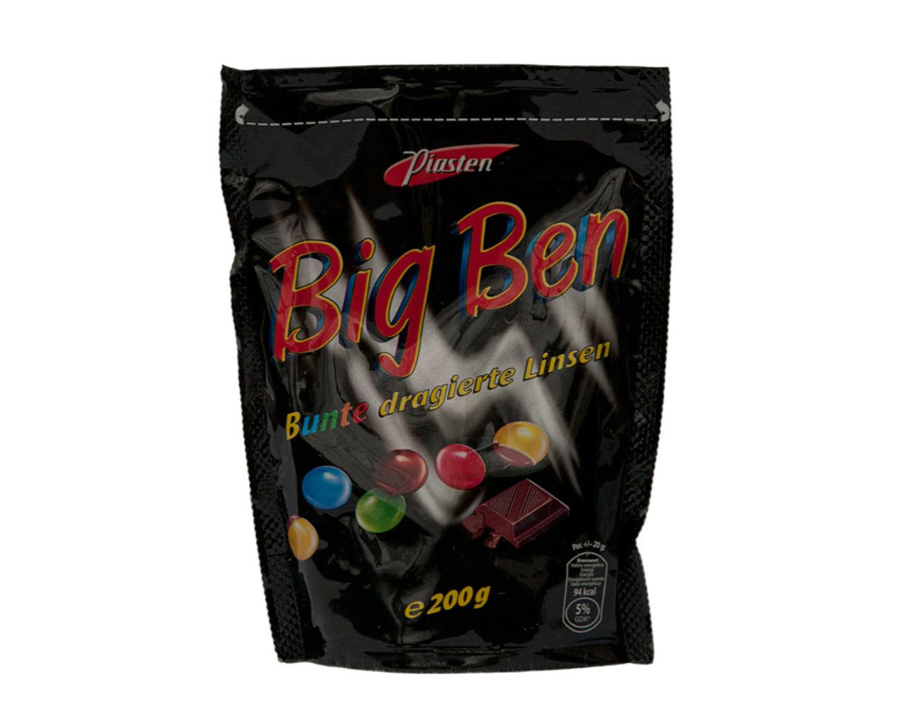 Big Ben chocolinzen zwart 200gr