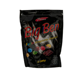 Big Ben chocolinzen zwart 200gr