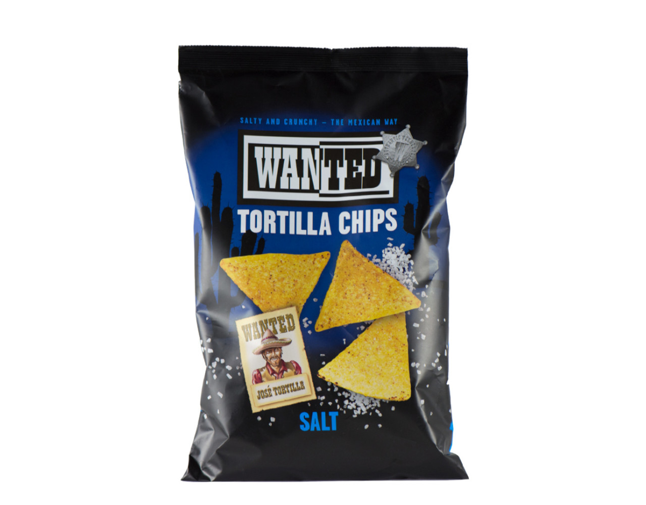 Tortilla Chips Salt blauw 200gr