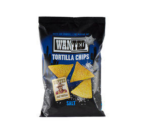Tortilla Chips Salt blauw 200gr