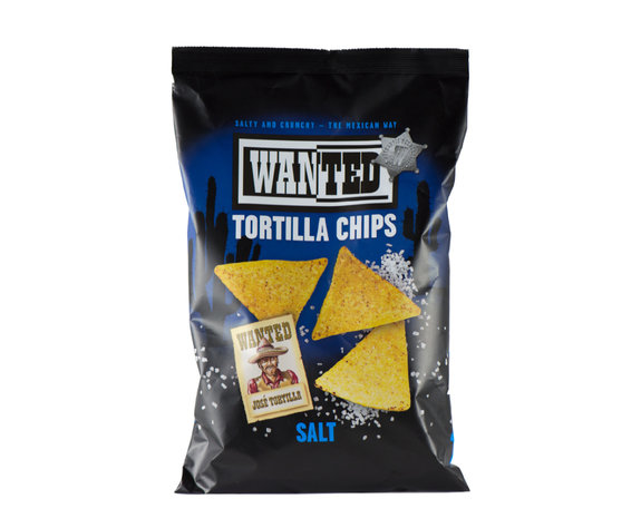 Tortilla Chips Salt blauw 200gr
