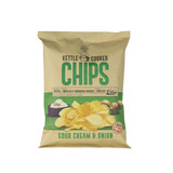 Kettle Cooked Chips Sour Cream & Onion groen 150gr
