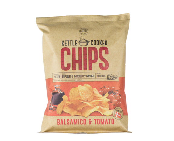 Kettle Cooked Chips Balsamico & Tomato rood 150gr