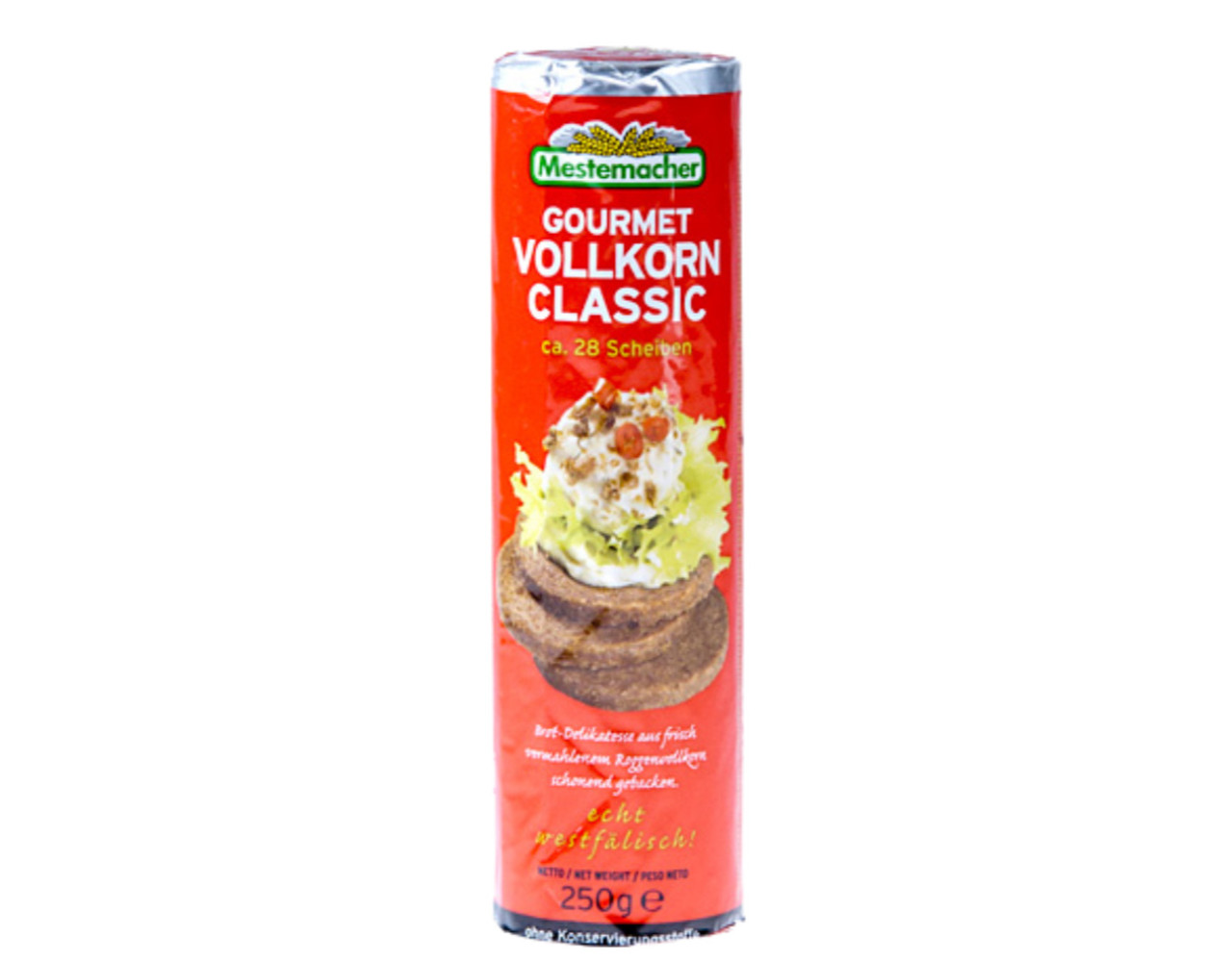Gourmet volkoren partyrol roggebrood rood 250gr