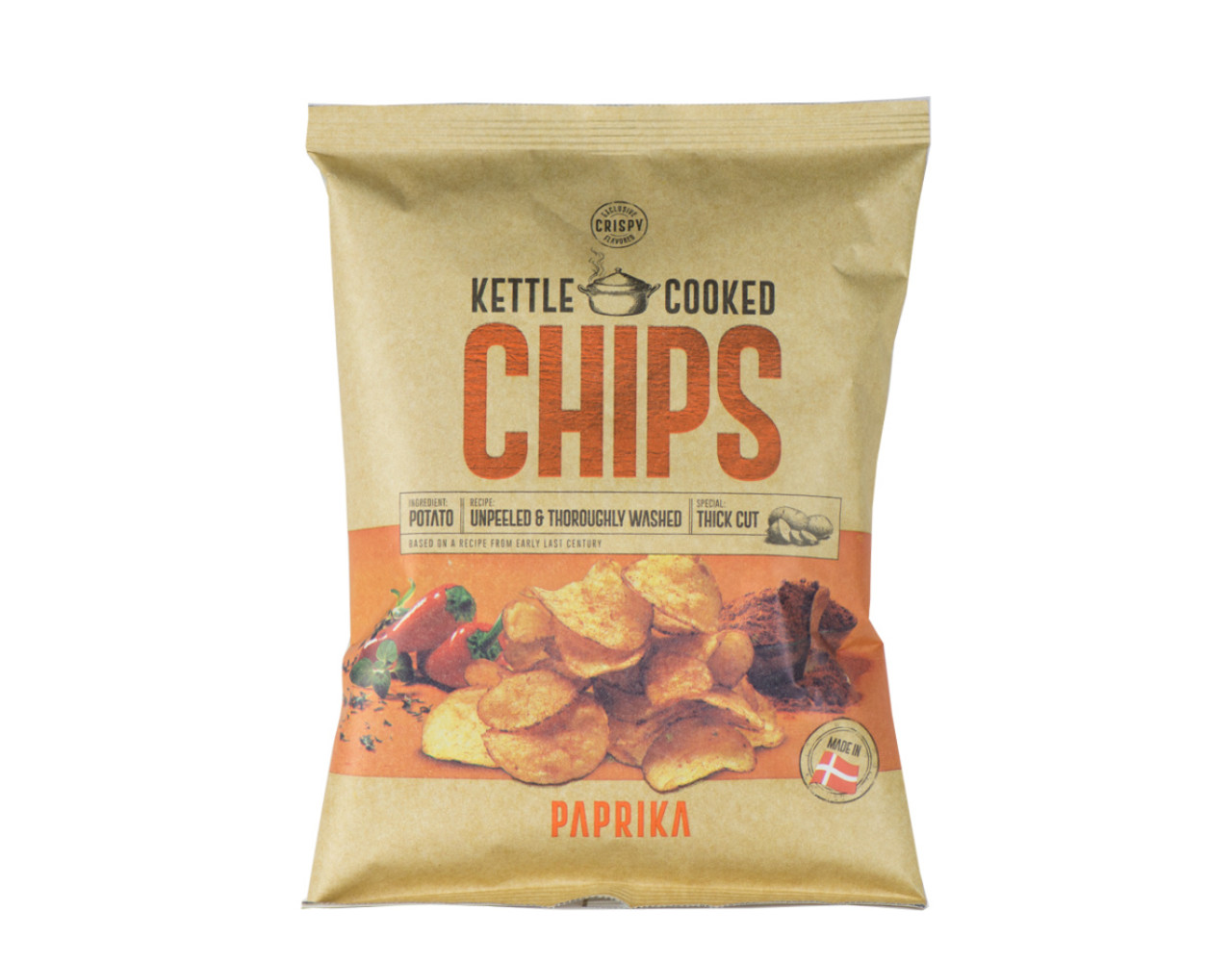 Kettle Cooked Chips Paprika oranje150gr