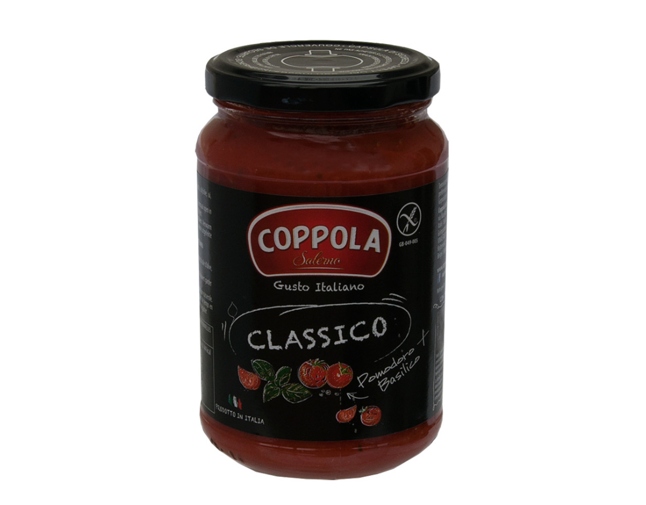 Pastasaus Basilicum zwart 350gr