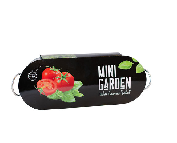 Mini Garden Italian caprese salad zwart