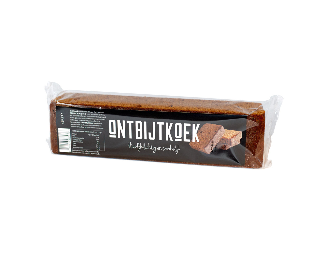 Ontbijtkoek zwart 450gr
