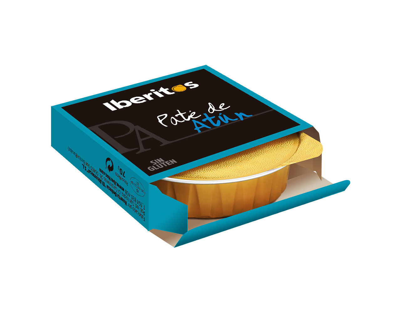 Tonijn paté zwart 70gr