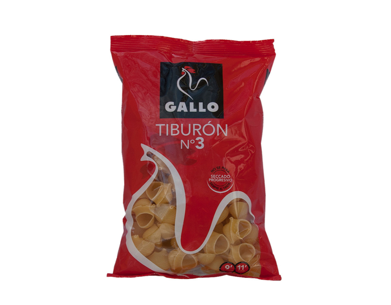 Schelpjes rood 250gr