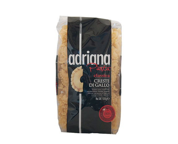 Macaroni schelpjes zwart 500gr