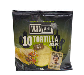 Tortilla's klein 10 stuks groen 250gr Tortilla's klein 10 stuks groen 250gr