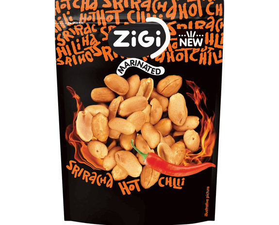 Pinda's Sriracha hot chili oranje 70gr