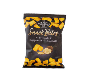 Snack Bites met truffelsmaak zwart 80gr            