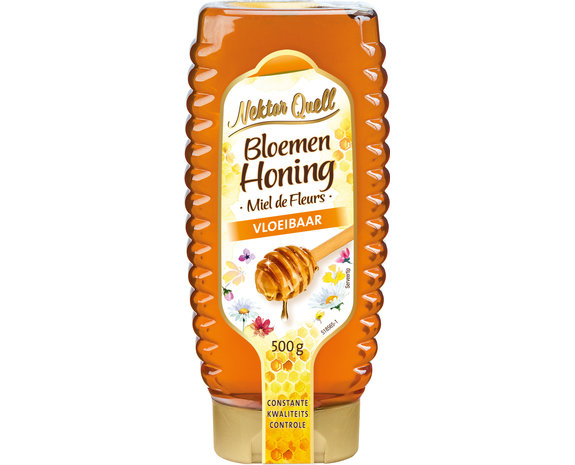 Nektarquell honing vloeib.500g