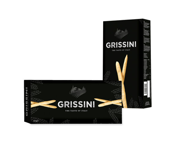 Grissini zwart 100gr