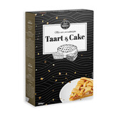 Mix voor Taart & Cake zwart/ goud 380gr