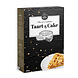 Mix voor Taart & Cake zwart/ goud 380gr