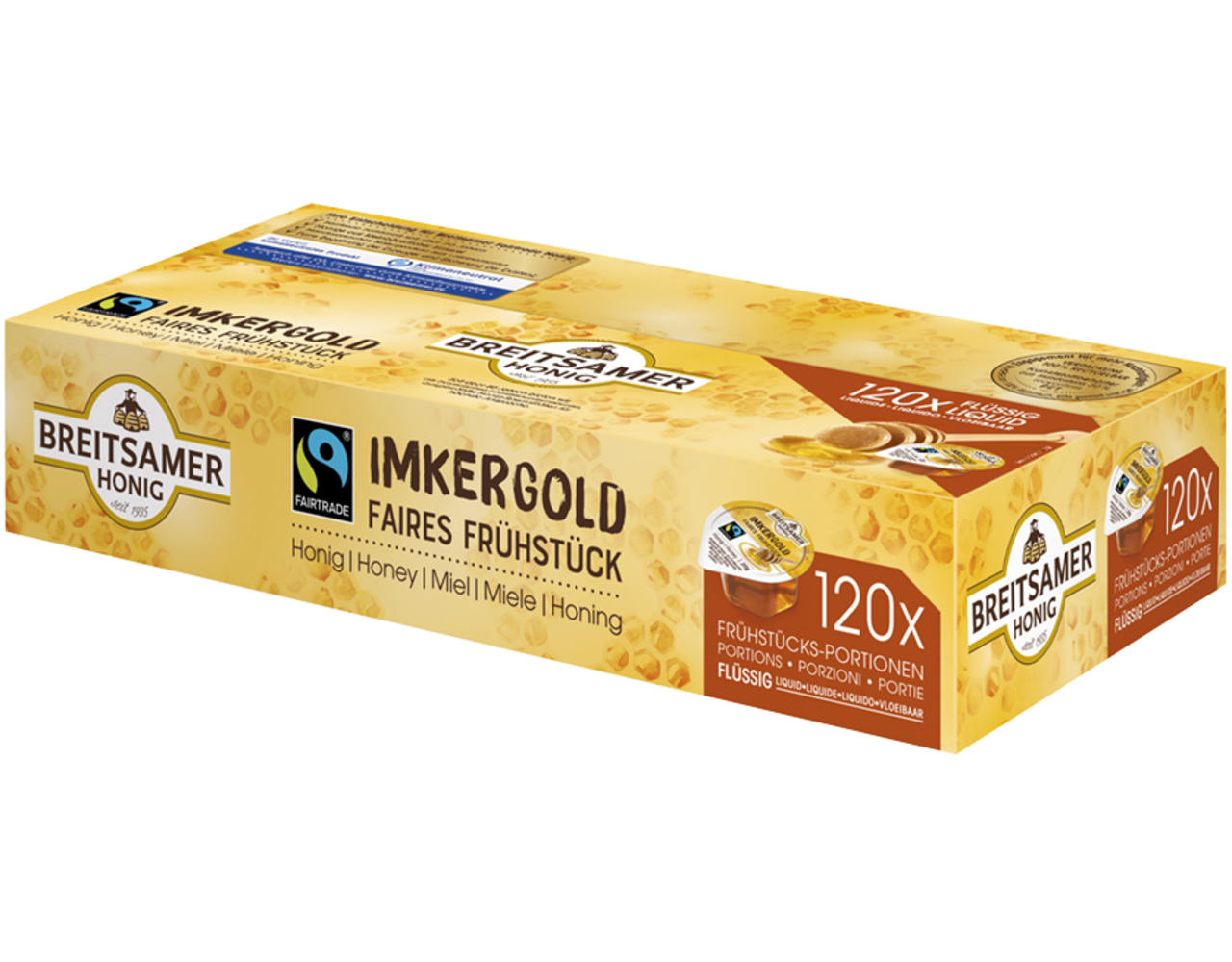 Imkergold Fairtrade vloeibaar 120cups a 20gr