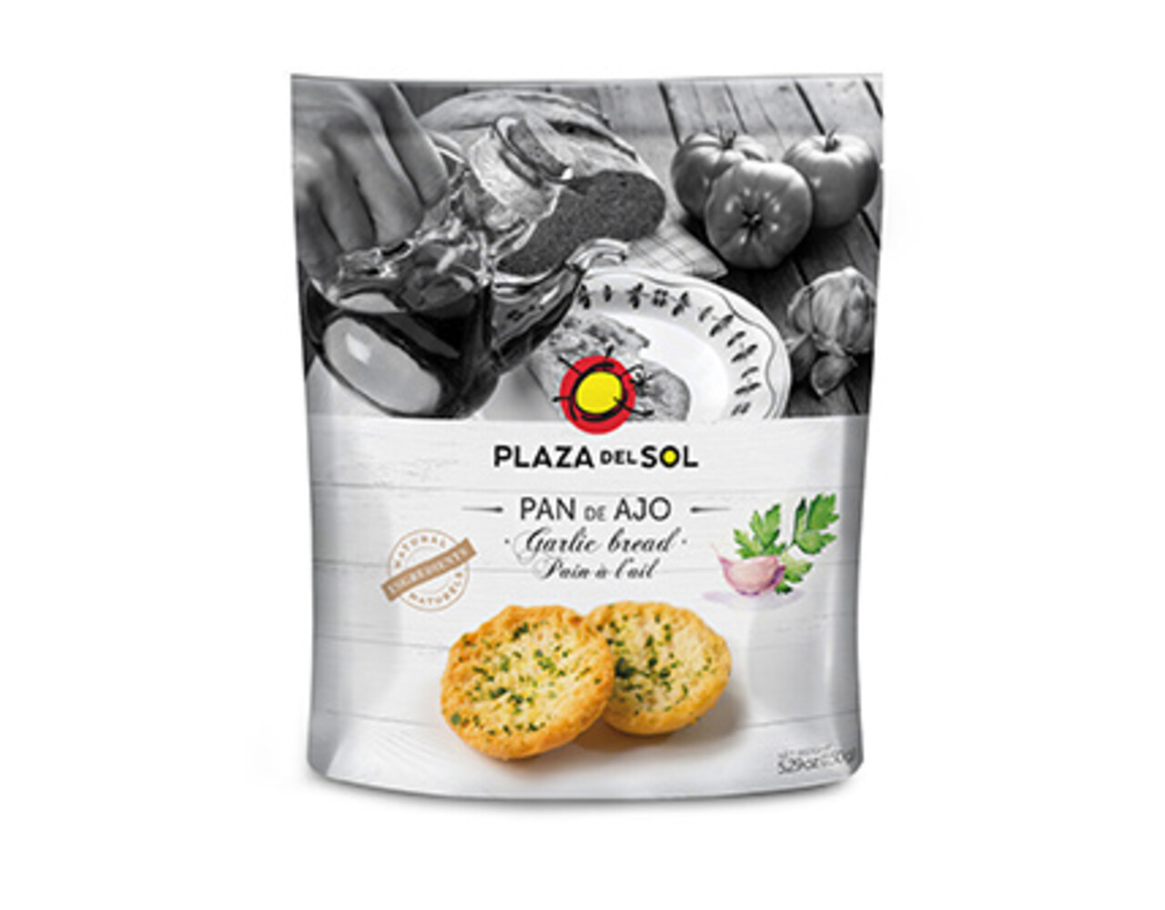 Plaza del Sol Knoflookbrood wit 150gr