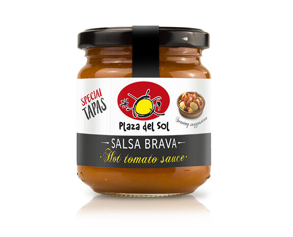 Plaza del Sol Brava saus wit 185gr