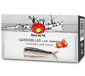 Plaza del Sol  Sardientjes met Tomaat wit 88gr