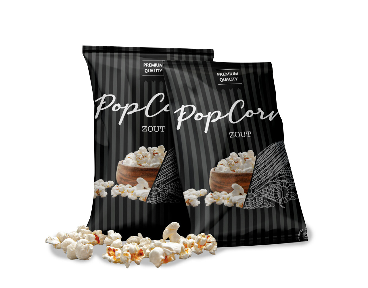 Popcorn zwart 125gr